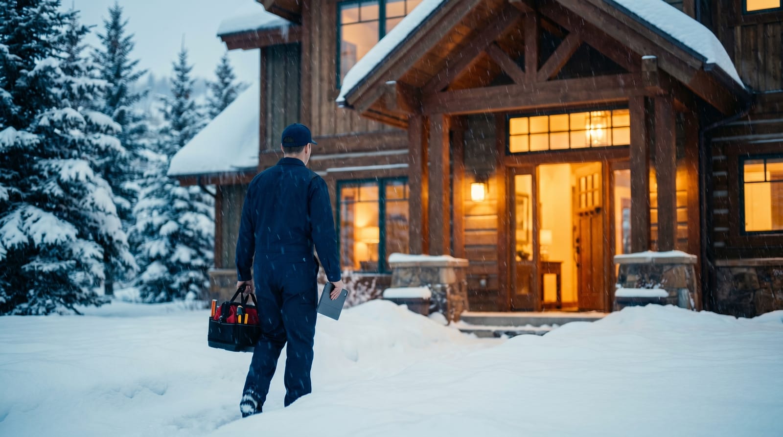 A Home Performance Pros technician serving a home near Kamas, Summit County, Utah