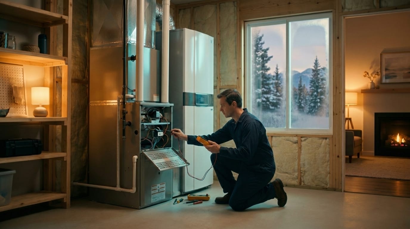 Home Performance Pros tune-ups & maintenance service in a Utah home