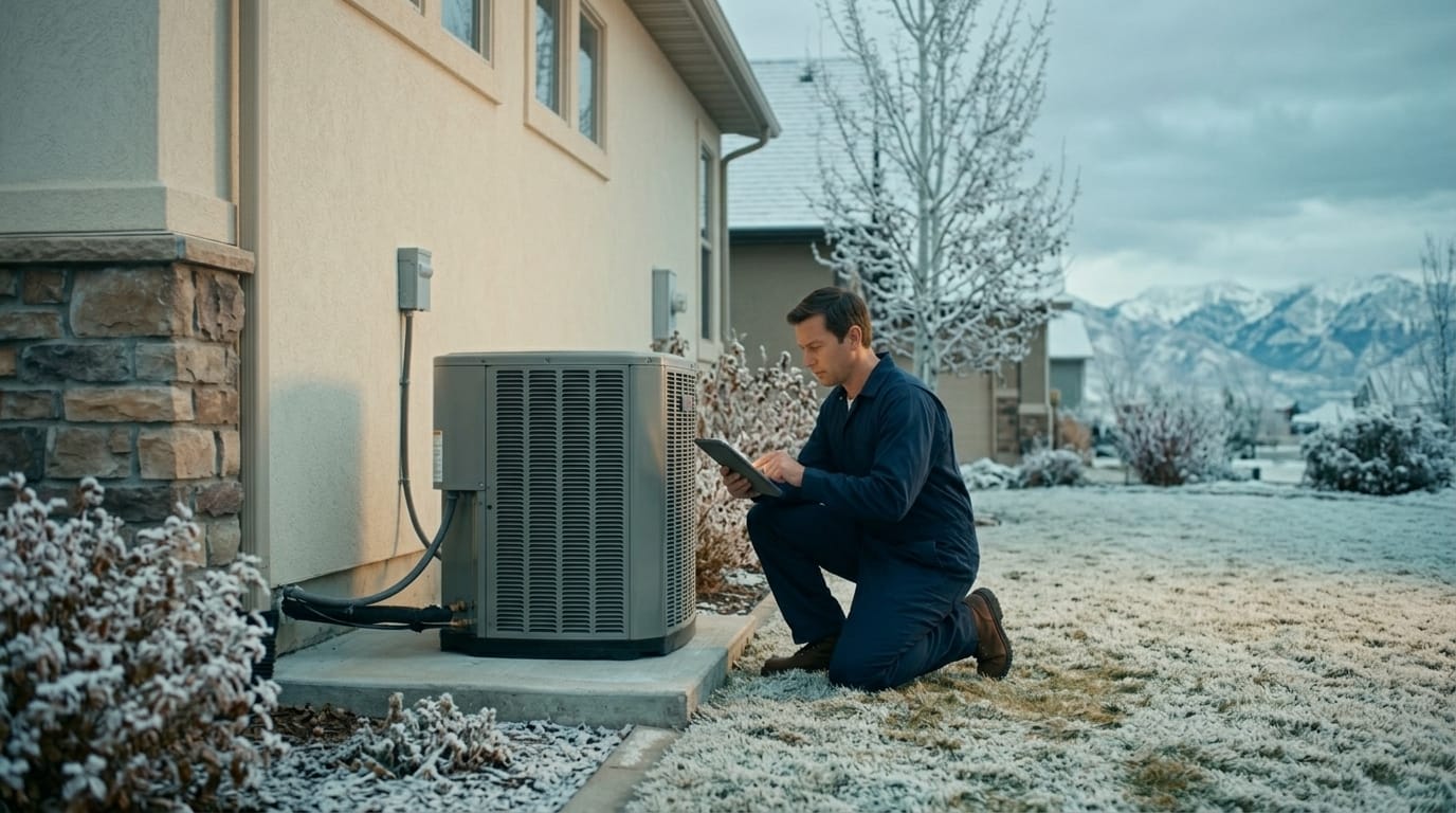 Home Performance Pros heat pumps service in a Utah home